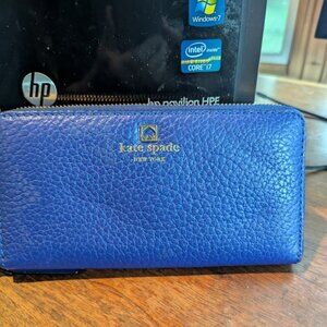 Kate Spade Blue Clutch
